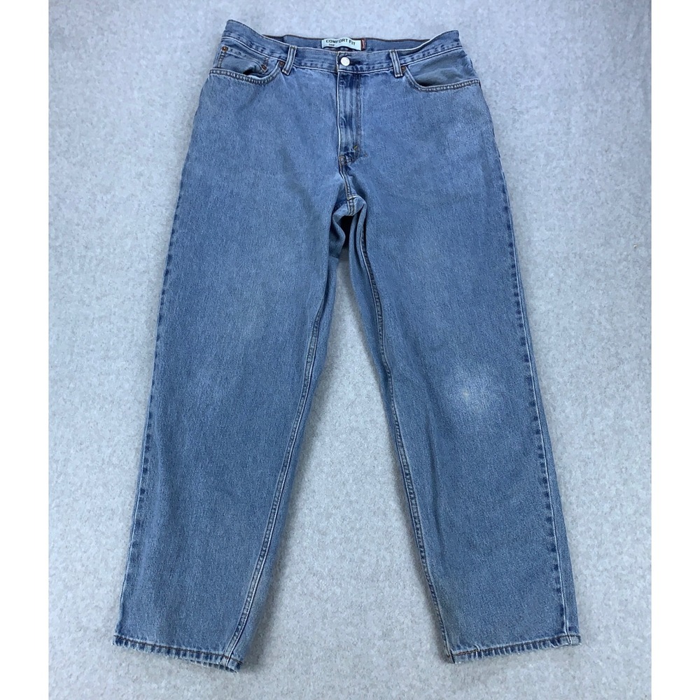 Levi's 560 Jeans Mens 36x32 Blue Comfort Fit Tapered Leg Denim Baggy